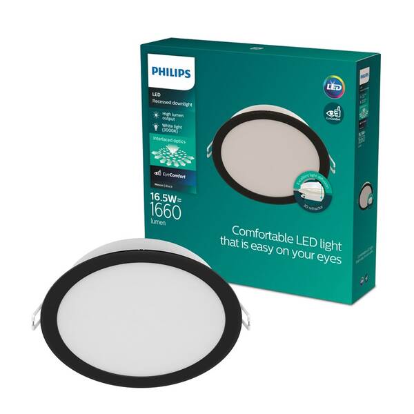 LED stropné svietidlo Philips 59466 MESON 150 16.5W 30K čierne

