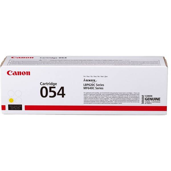 Toner Canon CRG 054, 1200 strán žltý

