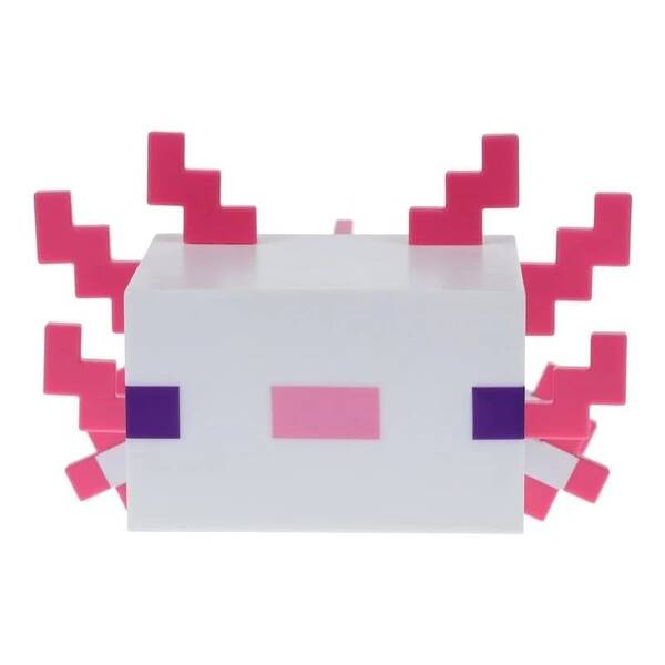 Dekoratívne LED Paladone Minecraft Axolot biele/ružové

