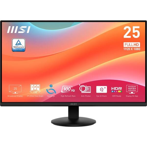 Monitor MSI Pro MP252L čierny

