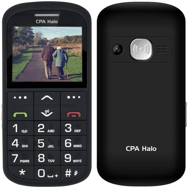 Mobilný telefón CPA Halo 11 Pro Senior s nabíjecím stojánkem čierny

