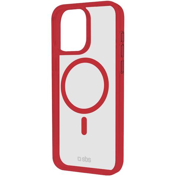Kryt na mobil SBS Mag Frame s MagSafe na Apple iPhone 16 Pro červený

