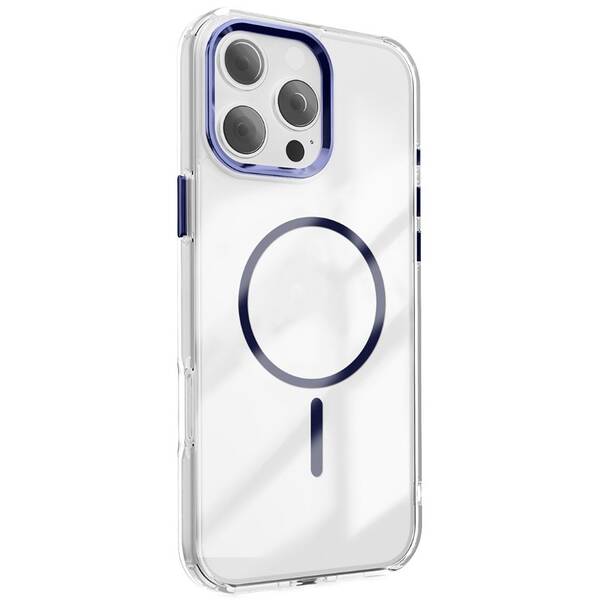 Kryt na mobil CPA Clear Thin Mag na Apple iPhone 15 modrý/priehľadný

