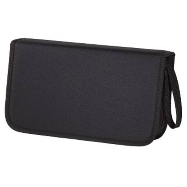Box na CD/DVD Hama Nylon Wallet 104 CD čierny

