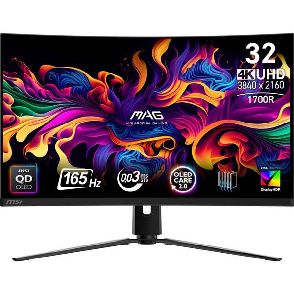 Herný monitor MSI MAG 321CUP QD-OLED čierny

