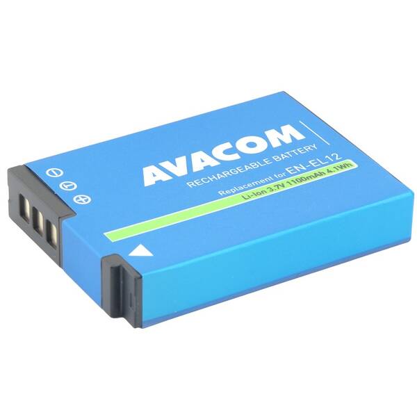 Batéria Avacom Nikon EN-EL12 Li-Ion 3.7V 1100mAh 4.1Wh modrá

