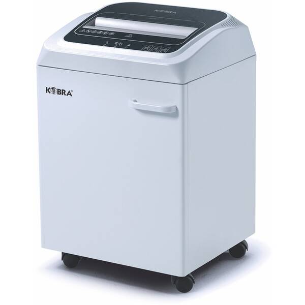 Skartovač KOBRA 245 TS C2, A4, 13 listov, 40l, P5 sivý

