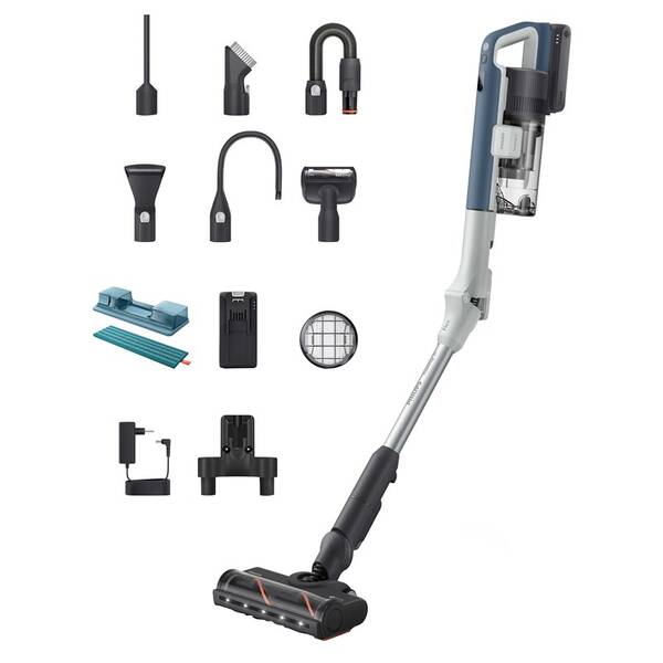 Tyčový vysávač Philips XC3373/10 tyrkysový

