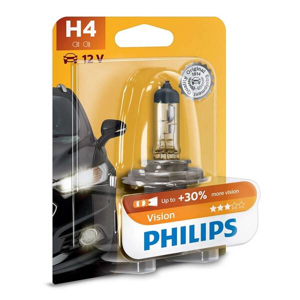 Autožiarovka Philips Vision H4 (1 ks) 

