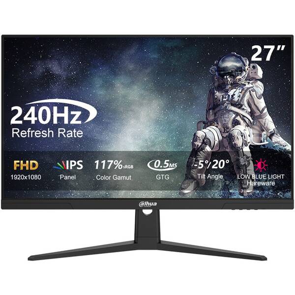 Herný monitor Dahua LM27-E241B čierny

