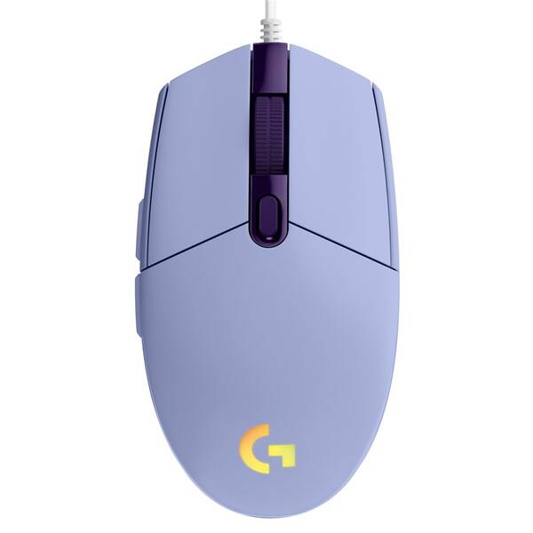 Myš Logitech G203 Lightsync fialová

