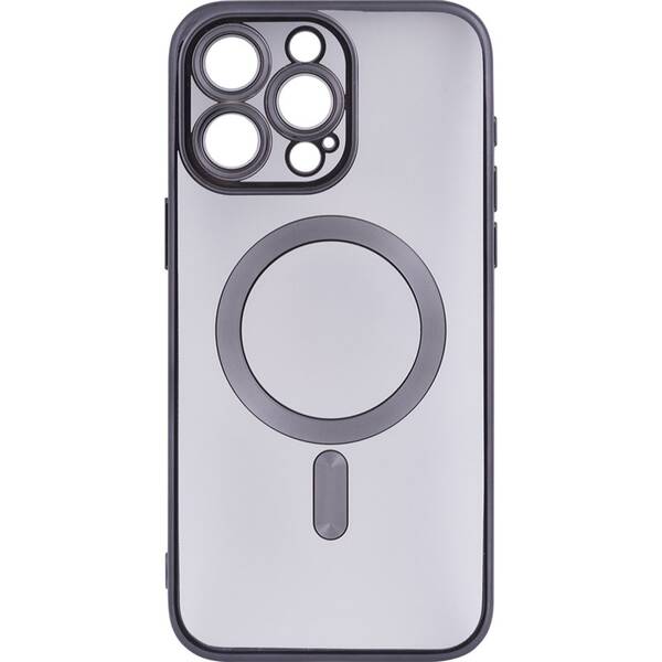Kryt na mobil WG Magic Eye Magnet s MagSafe na Apple iPhone 15 Pro čierny/priehľadný

