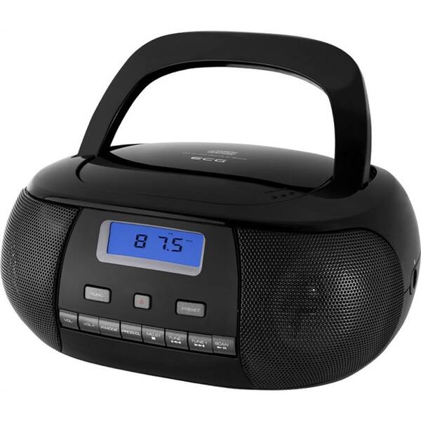 Rádioprijímač s CD ECG CDR 500 čierny

