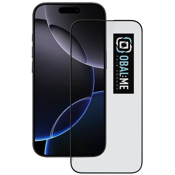 Tvrdené sklo Obal:Me 5D na Apple iPhone 16 Pro čierne


