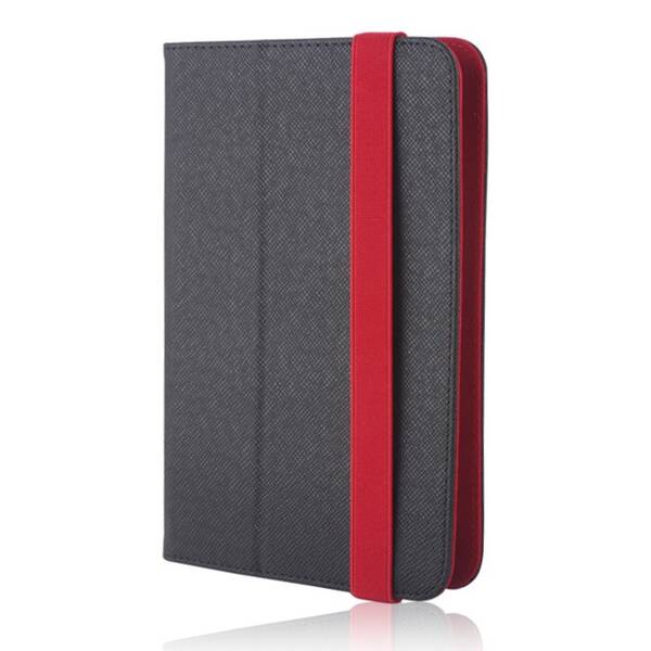 Puzdro na tablet flipové GreenGo Orbi na tablet 7-8" čierne/červené

