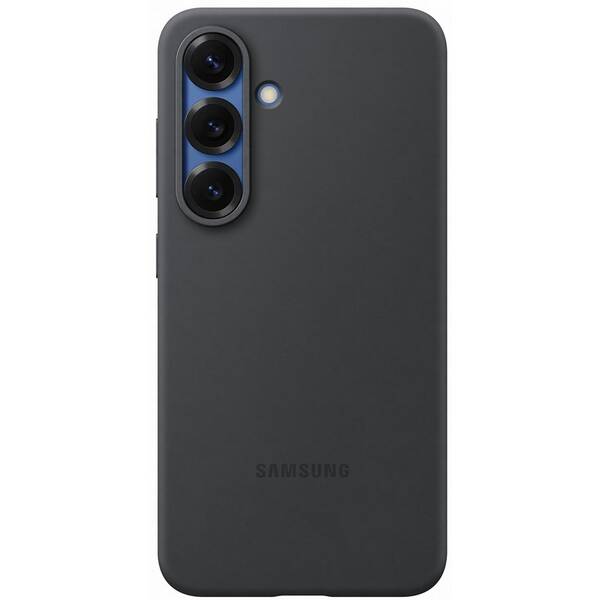 Kryt na mobil Samsung Silicone na Galaxy S25 čierny

