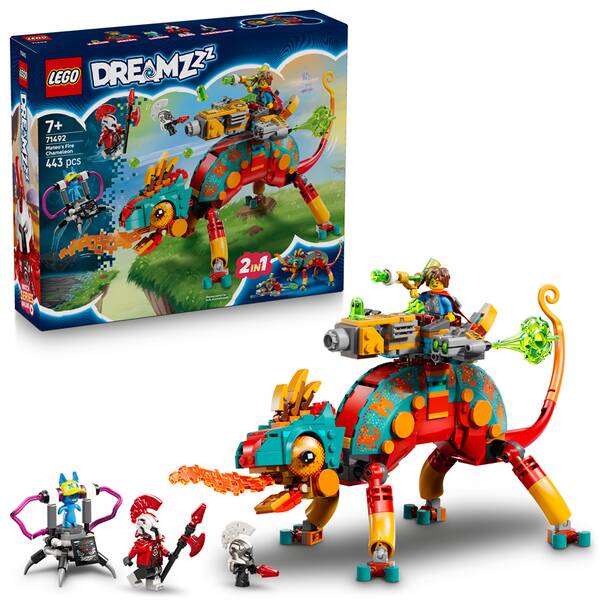 Stavebnica LEGO® DREAMZzz™ 71492 Mateo a jeho ohnivý chameleón 

