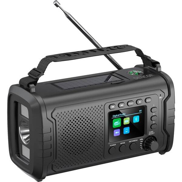 Rádioprijímač s DAB+ Sencor SRD 1090SCLD B čierny

