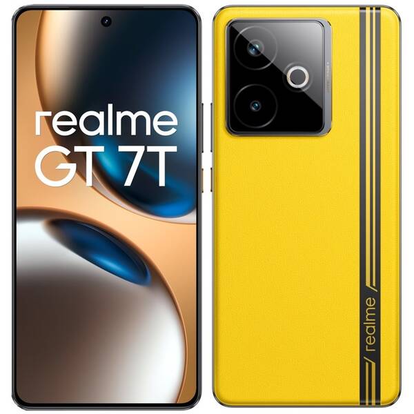 Mobilný telefón realme GT 7T 5G 12 GB / 512 GB žltý

