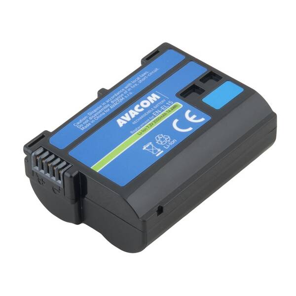 Batéria Avacom Nikon EN-EL15 Li-Ion 7.2V 2000mAh 14.4Wh čierna

