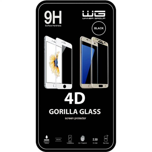 Tvrdené sklo WG 4D Full Glue na Apple iPhone XS Max/11 Pro Max čierne


