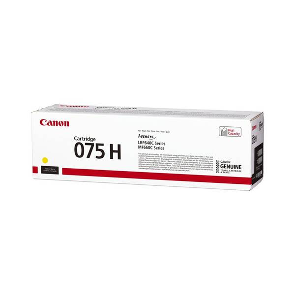 Toner Canon 075 H Y, 2500 str. žltý

