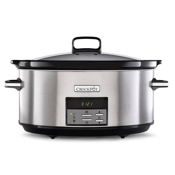 Pomalý hrniec CrockPot CSC063X čierny/nerez

