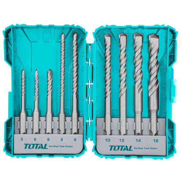 Sada vrtákov Total tools TACSDL30901 SDS Plus (9 ks) 

