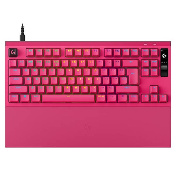 Klávesnica Logitech PRO X2 RAPID, US INT'L ružová

