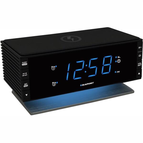 Rádiobudík Blaupunkt CR55CHARGE Qi čierny

