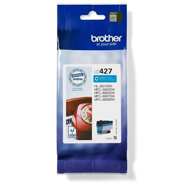 Cartridge Brother LC-427C, 1500 strán 


