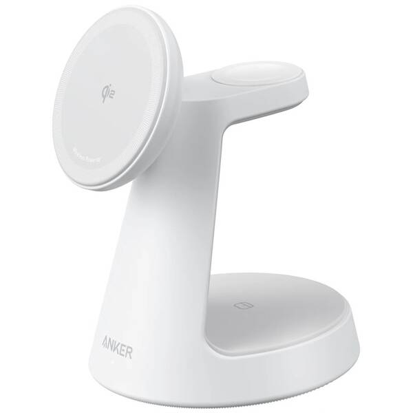Bezdrôtová nabíjačka Anker MagGo 3v1 Dock Stand 15W biela

