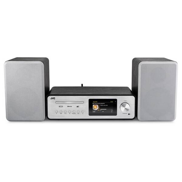Minisystem JVC MX-E455S strieborný

