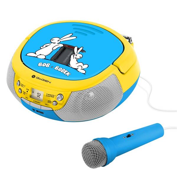 Rádioprijímač s CD GoGEN BOB A BOBEK PREHRÁVAČ modrý

