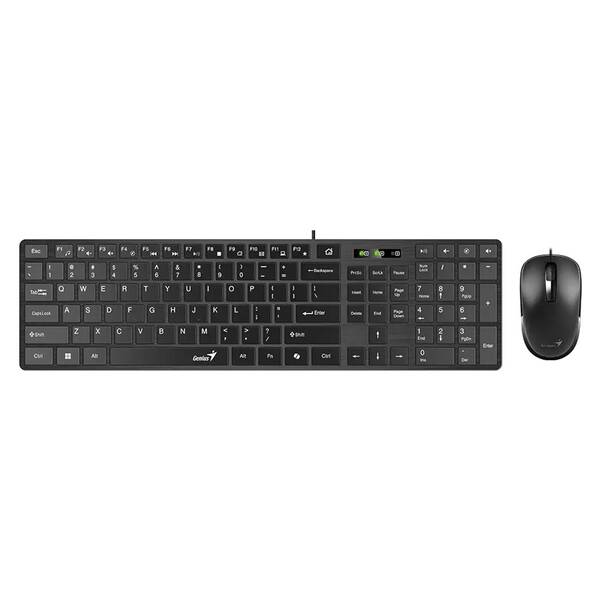 Klávesnica s myšou Genius SlimStar C126 čierna


