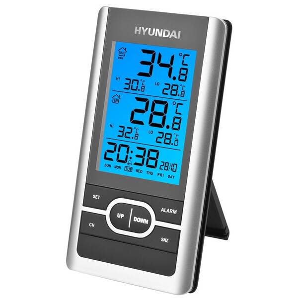 Meteorologická stanica Hyundai WS 1070 čierna/strieborná


