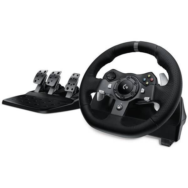 Volant Logitech G920 pre Xbox One, One X, One S, PC + pedále čierny

