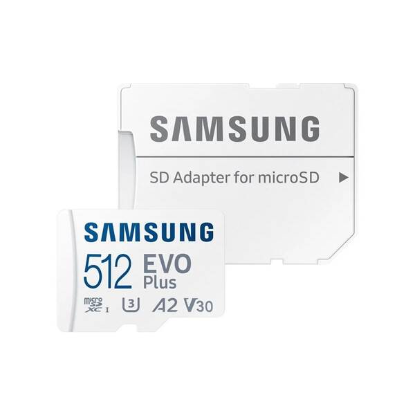 Pamäťová karta Samsung 512GB UHS-I U3 (160R/30W) + SD adaptér 

