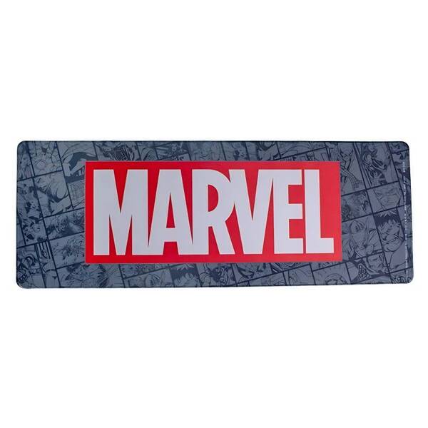 Podložka pod klávesnicu a myš Alltoys Marvel logo sivá

