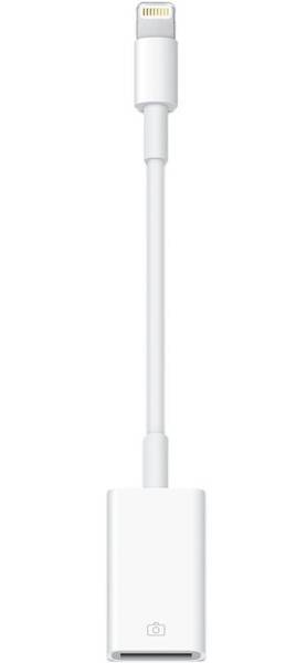 Redukcia Apple Lightning/USB biela

