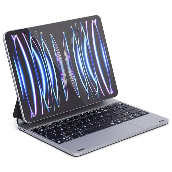 Puzdro s klávesnicou na tablet Epico na Apple iPad Pro 11 (2018/2020/2021/2022) (qwerty) sivé

