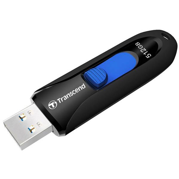 USB flashdisk Transcend 512 GB USB 3.1 čierny/modrý

