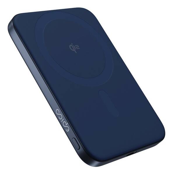 Powerbank Epico UltraPack Qi2 Slim Alu Mag+ 5000mAh modrý

