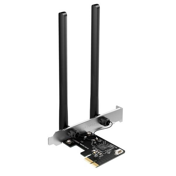 Sieťová karta Mercusys MA30E, AC1200 Wi-Fi Bluetooth PCIe čierna

