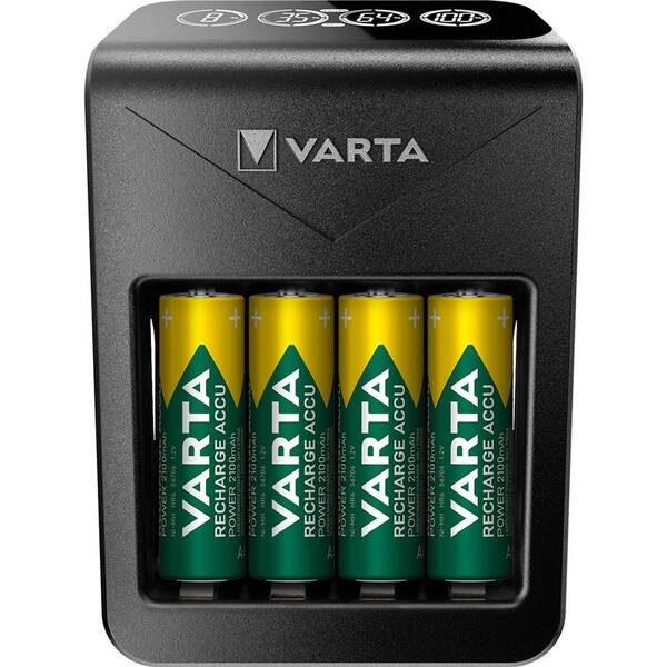 Nabíjačka Varta LCD Plug Charger+ 4x AA 2100mAh 

