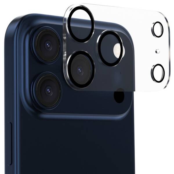 Ochranné sklo šošovky fotoaparátu Mobile Origin Easy Lens Full Cover na Apple iPhone 17 Pro Max priehľadné

