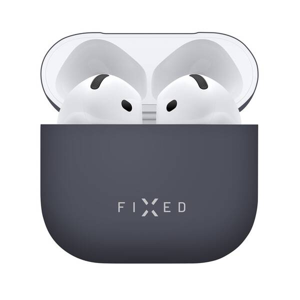 Puzdro FIXED Ultratenké púzdro Silky pre Apple AirPods 4 modré

