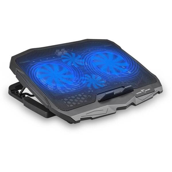 Chladiaca podložka pre NTB White Shark CP-25 ICE WARIOR na 17,3" čierna/modrá

