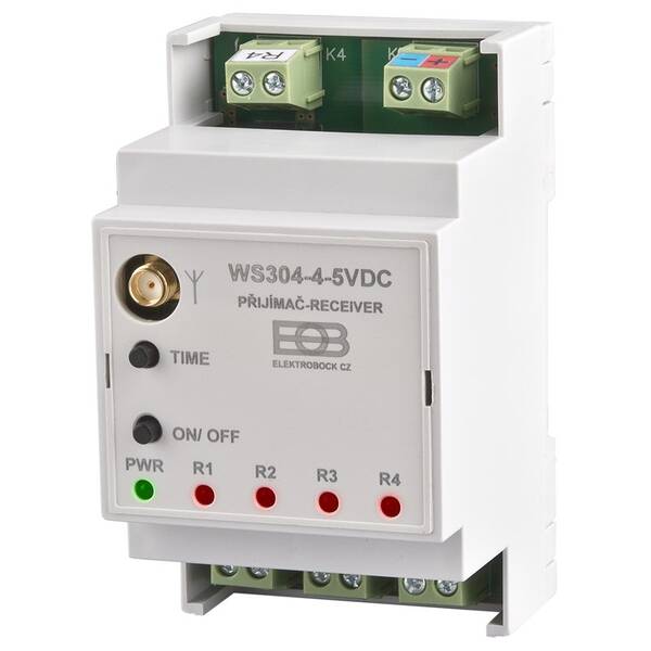 Prijímač Elektrobock WS304-4 5VDC, štvor-kanálový 


