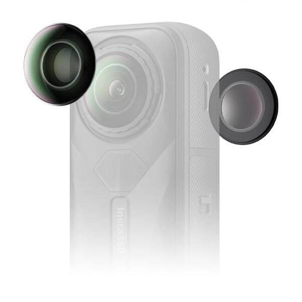 Súprava na výmenu šošoviek Insta360 X5 (2 ks) čierna

